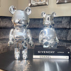 Chrome Sitting Bear 30cm Ivan