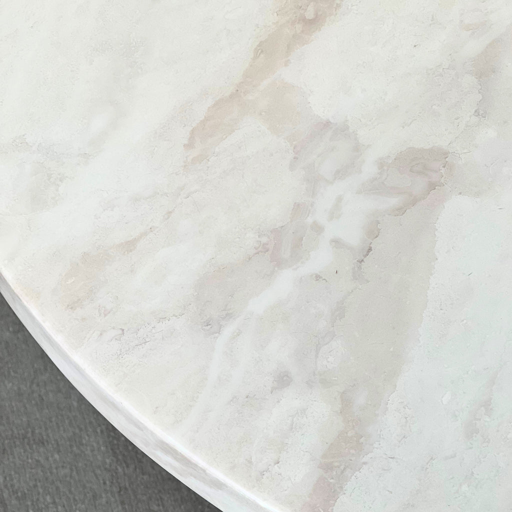 Colby 180cm Beige Oval Marble Dining Table (2506) L H International