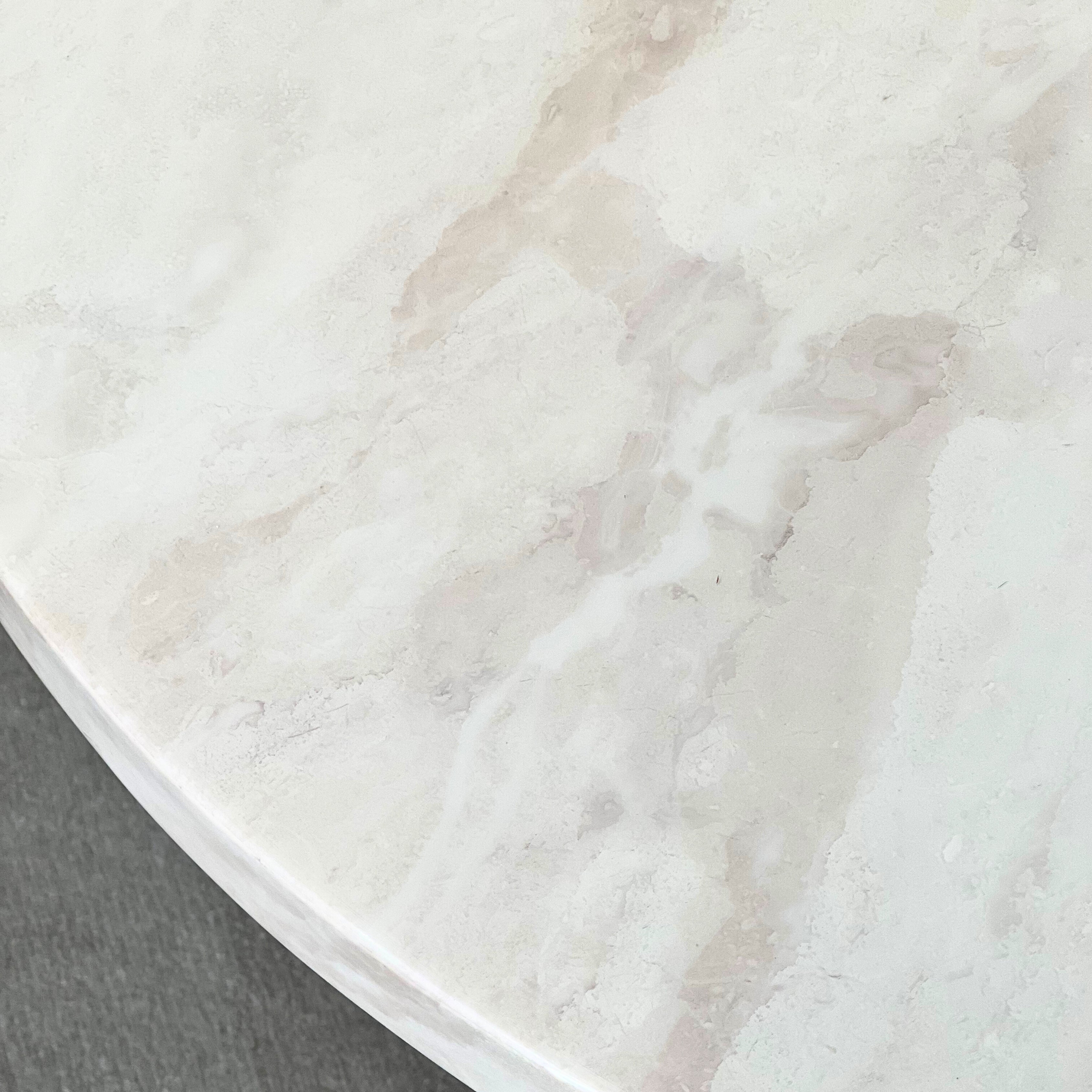 Colby 180cm Beige Oval Marble Dining Table (2506) L H International