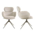 Colby 180cm Oval Marble Dining Set with Apollo Dining Chairs L H International