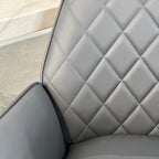 Lina Faux Leather Swivel Dining Chair Torelli