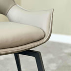 Raffaello Swivel Leather Chair Torelli