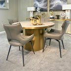 Raffaello Swivel Leather Chair Torelli