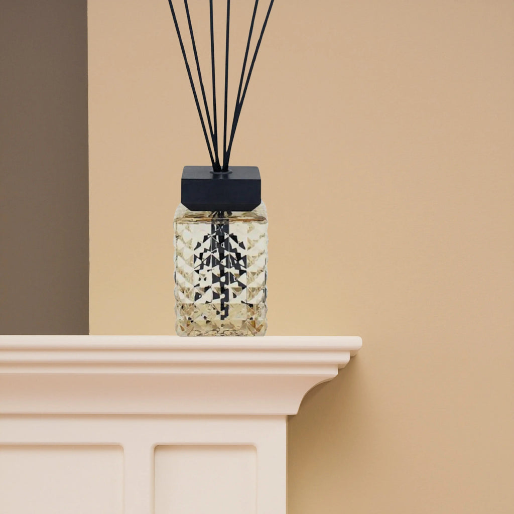 Desire Aroma Cashmere & Silk 2000ml Cut Glass Reed Diffuser Lesser & Pavey Ltd