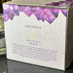 Large Wellbeing & Health Amethyst Crystal & Oil Gift Set sil interiors