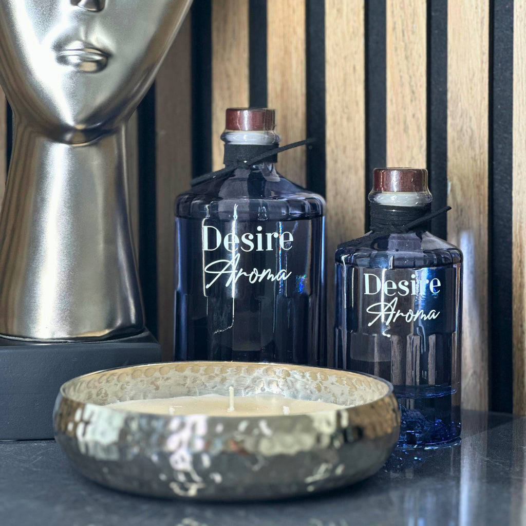 Desire Aroma Cologne Spiced Amber 500ml Reed Diffuser Lesser & Pavey Ltd