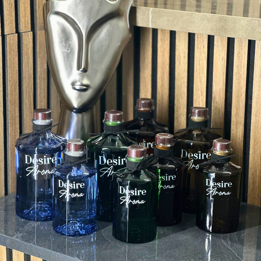 Desire Aroma Santal Peach Rosewood 500ml Reed Diffuser Lesser & Pavey Ltd