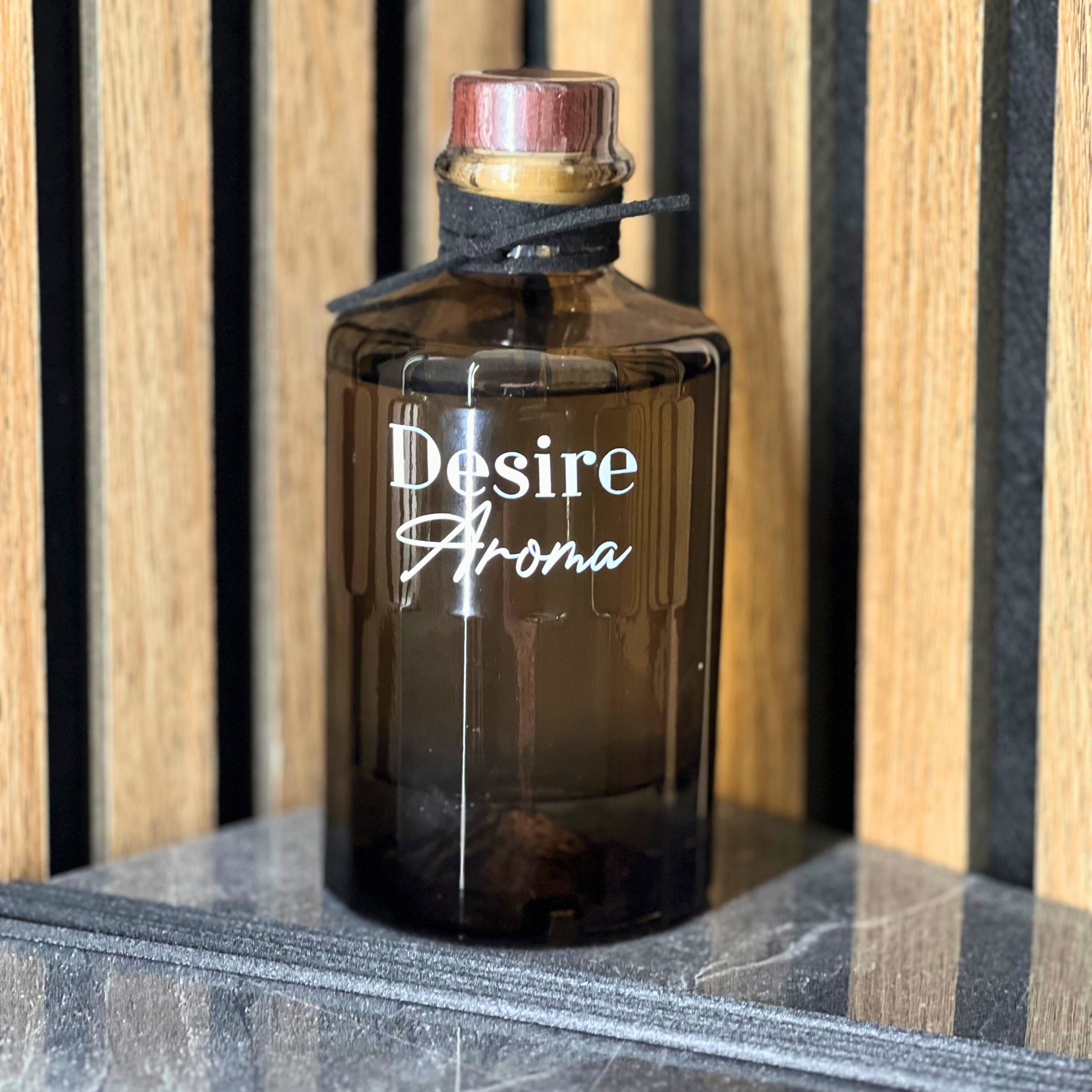 Desire Aroma Santal Peach Rosewood 220ml Reed Diffuser Lesser & Pavey Ltd