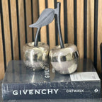 Silver Cherry Ornament - Small sil interiors