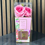 Desire Aroma Rose and Bergamot 200ml Pink Rose Reed Diffuser