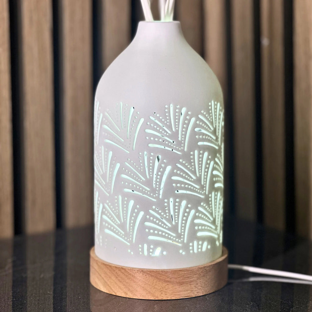 LED Ceramic Reed Diffuser Fan 19cm Aromatize