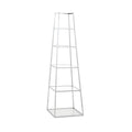 Logan Steel & Clear Glass 5-Tier Ladder Display Unit Lina Home