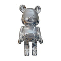 Chrome Standing Bear 40cm Ivan