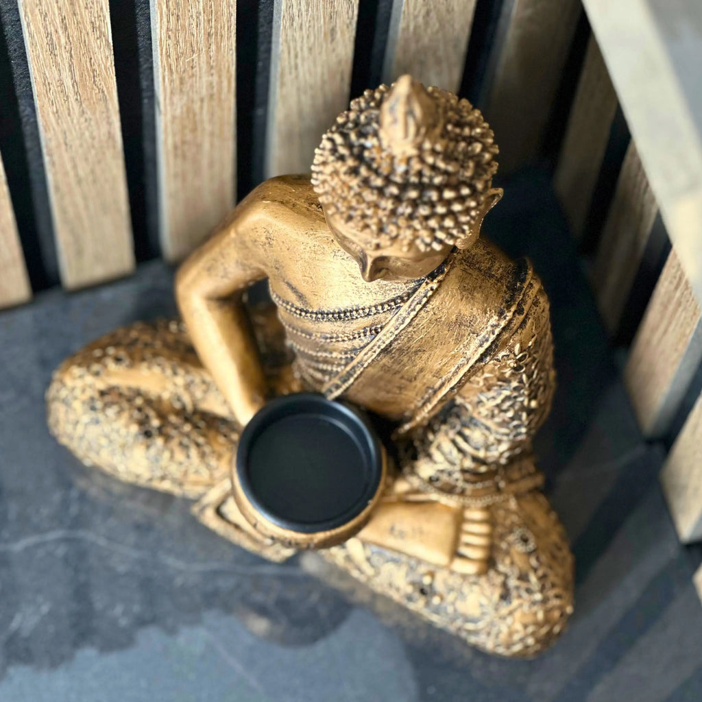 Sitting Thai Buddha Tealight Holder N/A