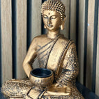 Sitting Thai Buddha Tealight Holder N/A