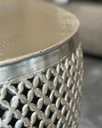Khalasar Light Gold Round Coffee Table Gallery Direct
