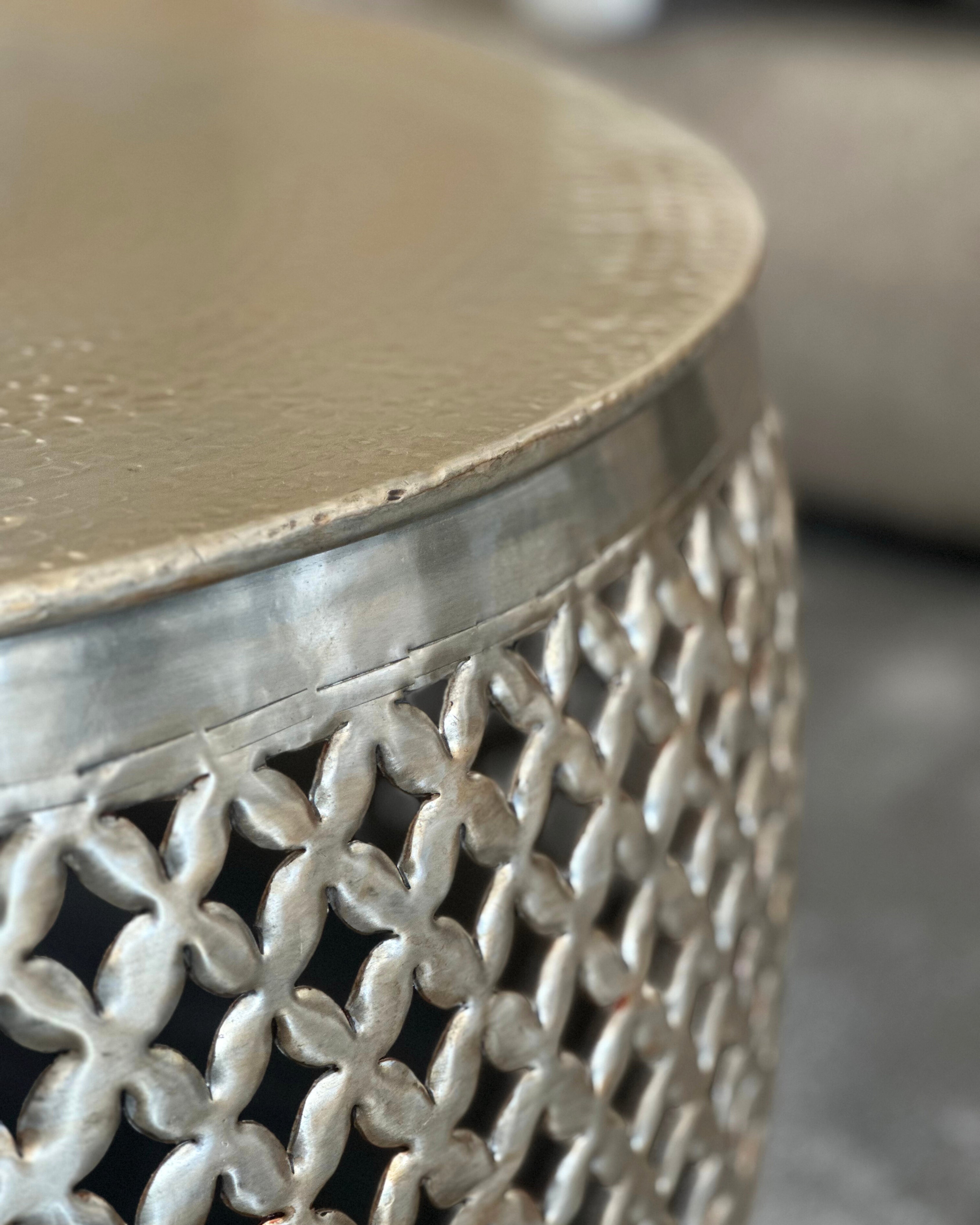 Khalasar Light Gold Round Coffee Table Gallery Direct