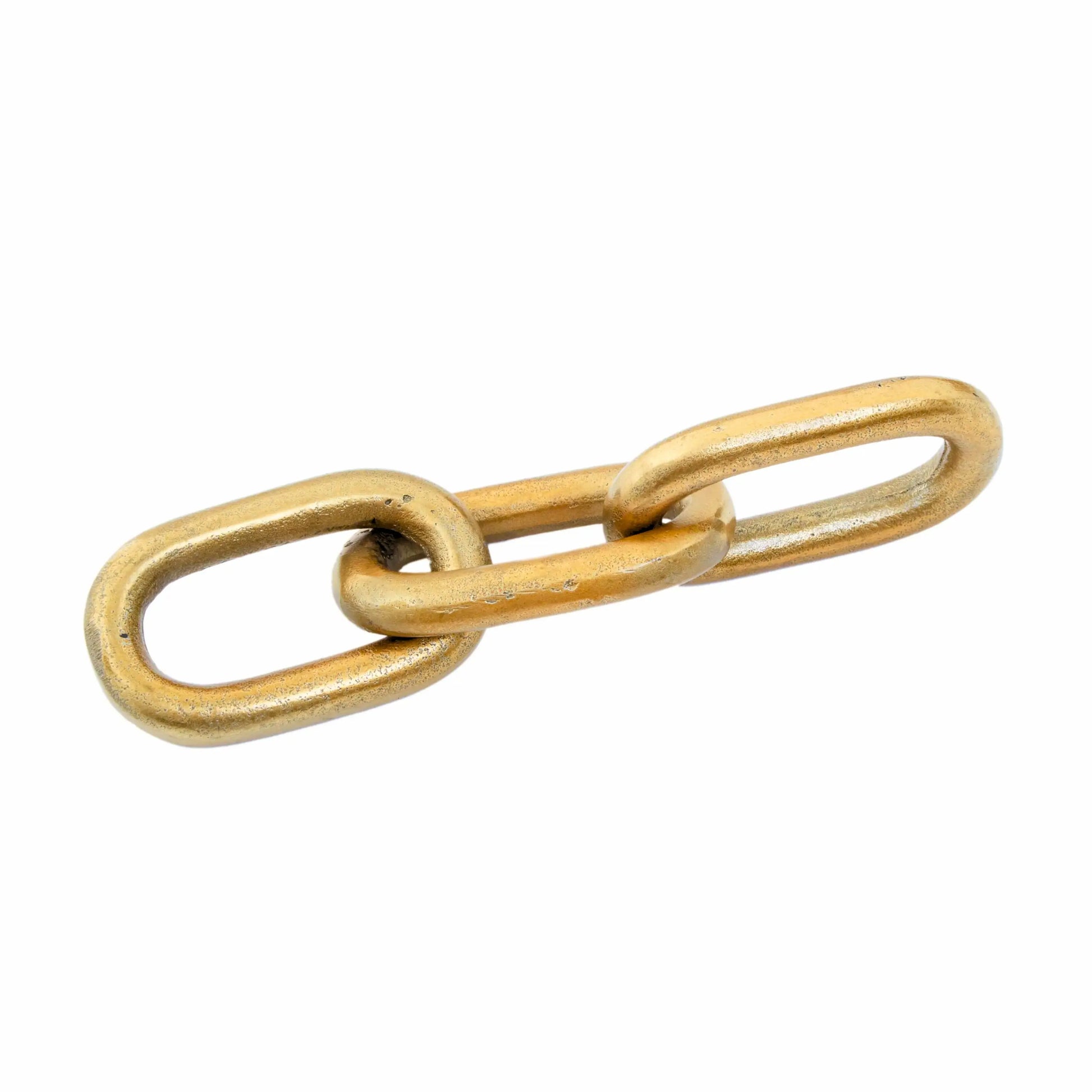 Prota Small Gold Aluminium Chain Sculpture - Home Store Living