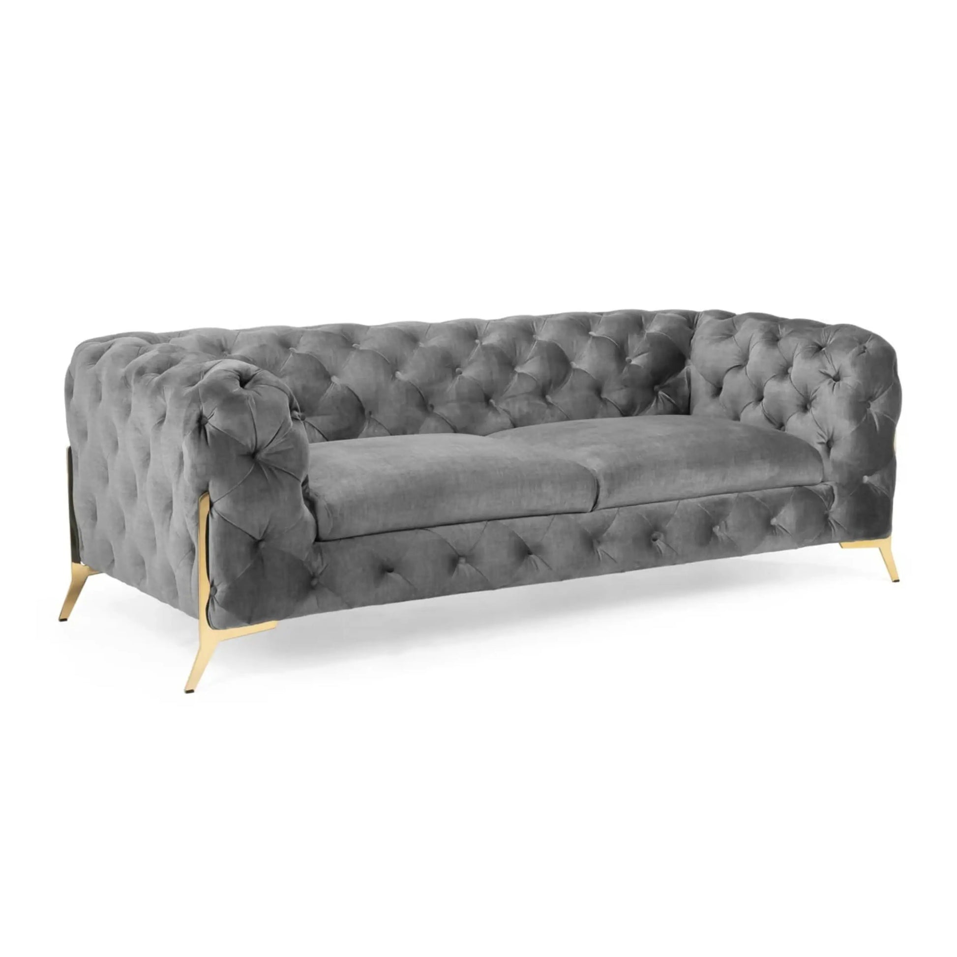 Chelsea Chesterfield Sofa (3 Seater) Grey Home Store Living