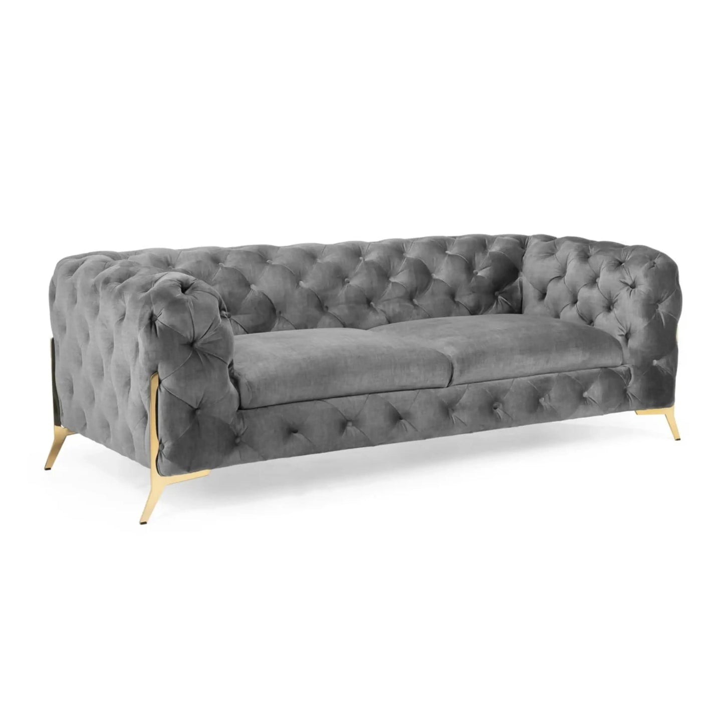 Chelsea Chesterfield Sofa (3 Seater) Grey Home Store Living