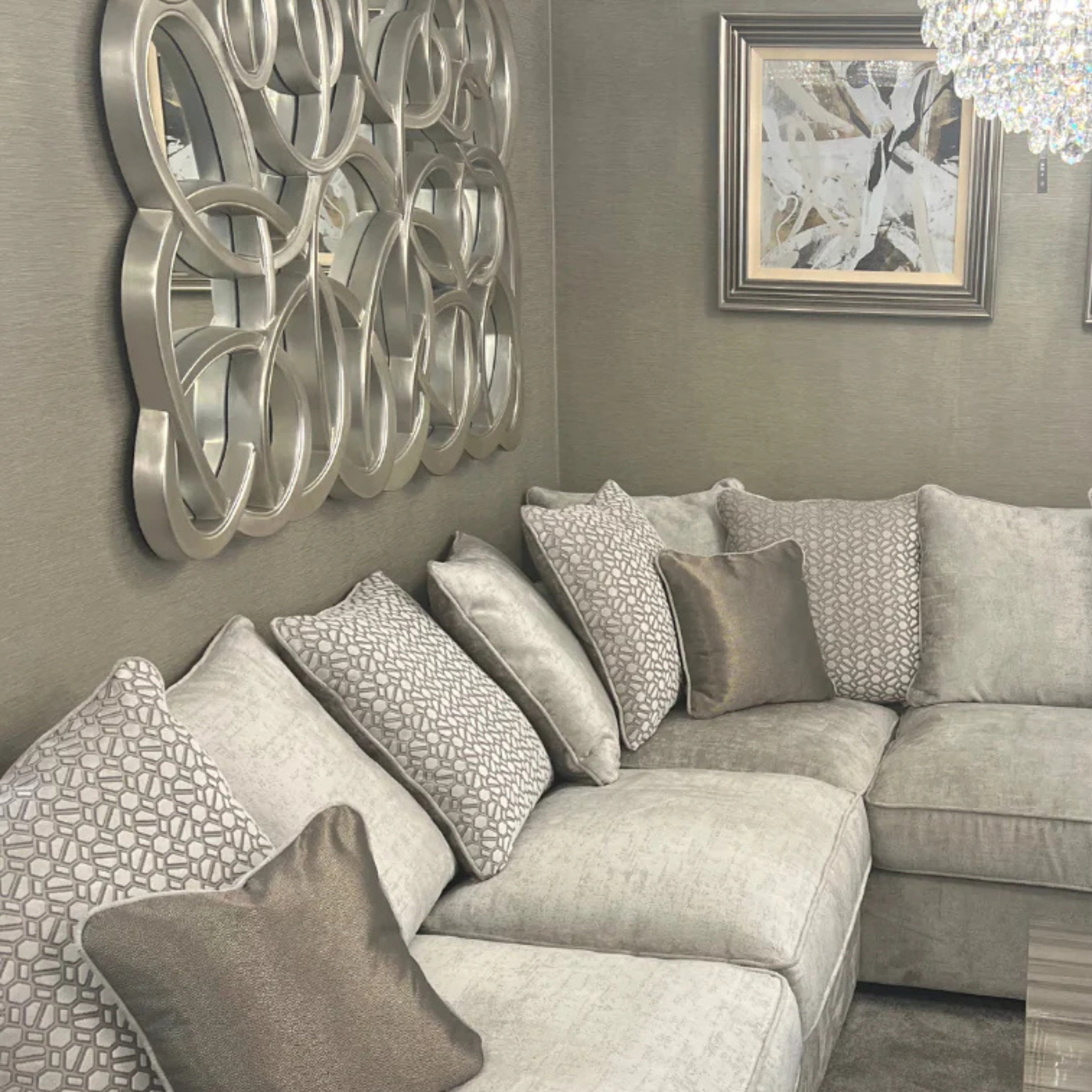 Julias Champagne Swirl Mirror RV Astley