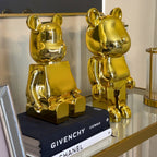 Gold Sitting Bear 30cm Ivan