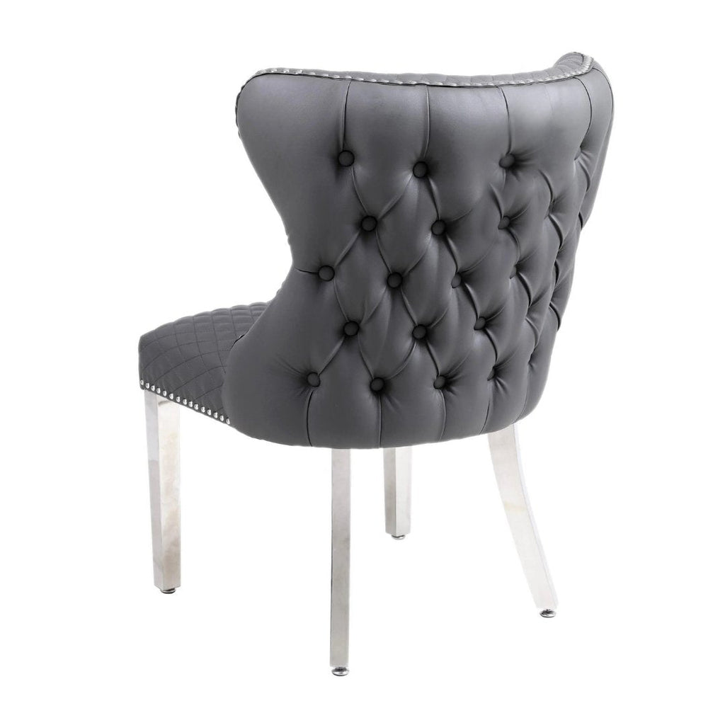 Emperor Grey Dining Chairs (Set of 2) Home Store Living