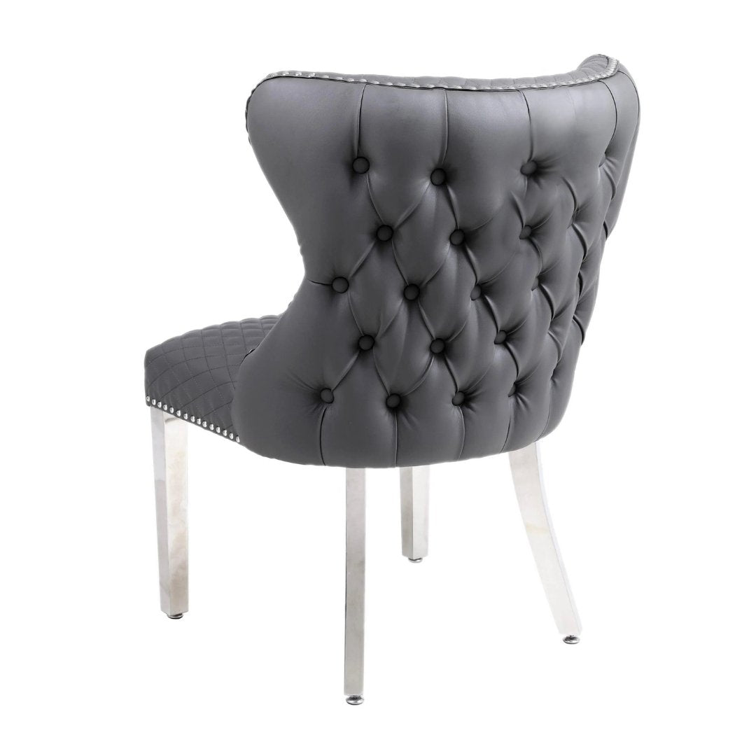 Emperor Grey Dining Chairs (Set of 2) Home Store Living