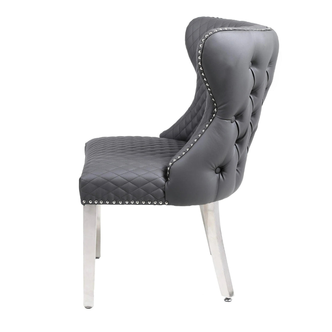 Emperor Grey Dining Chairs (Set of 2) Home Store Living