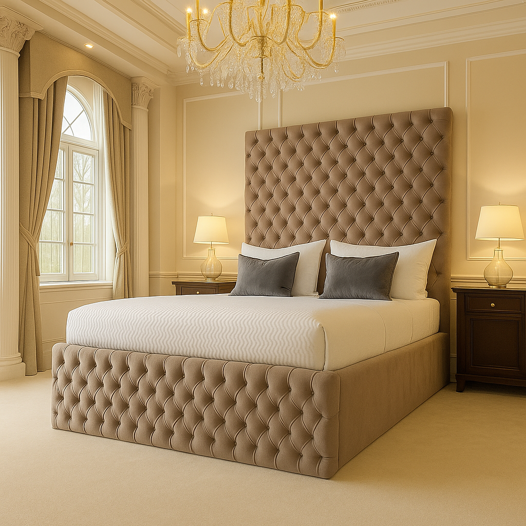 Vegas Upholstered Bed Frame Home Store Living