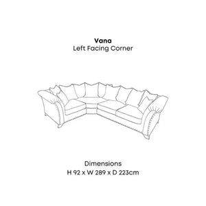 Left Facing Corner Sofa 2C1