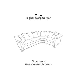 Right Facing Corner Sofa 2C1
