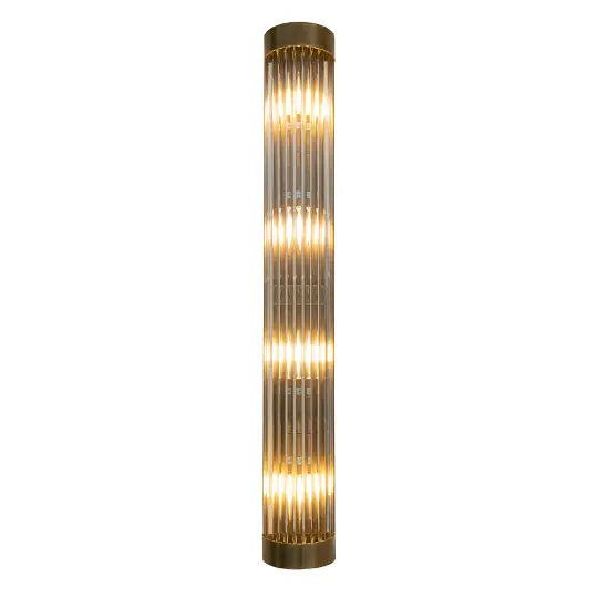 Wade Antique Brass Finish Long Wall Lamp RV Astley