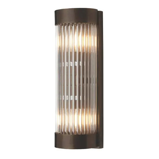 Wade Dark Brass Finish Wall Lamp RV Astley