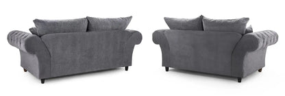 Windsor Fullback Sofa (3+2 Set) Grey Home Store Living