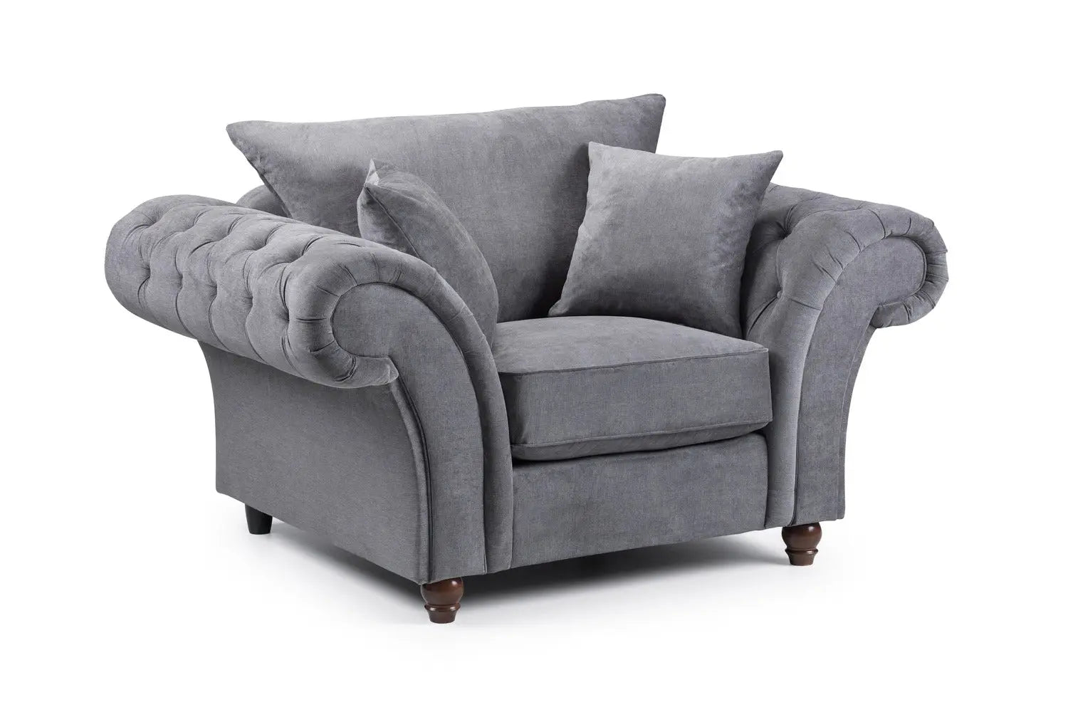 Windsor Fullback Sofa Armchair Grey Home Store Living