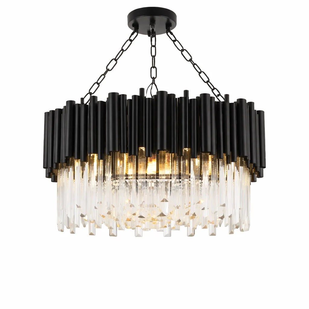Ironwork Crystal Ceiling Light China