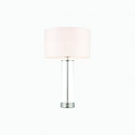 Lessina Table Lamp Bright Nickel Home Store Living