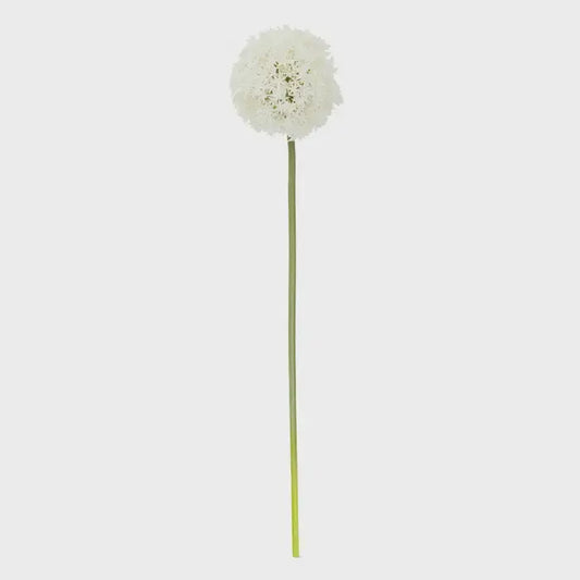 Allium Flower Stem Faux Plant premier housewares