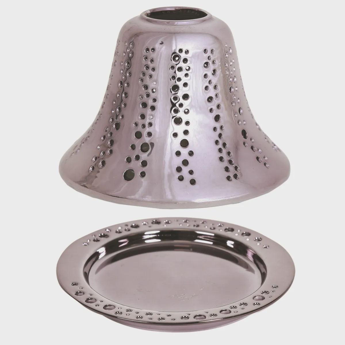 Jar Shade & Tray Set - Obsidian Ceramic Aromatize