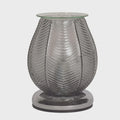 Electric Wax Melter Touch - Ribbed Grey Lustre 18cm Aromatize