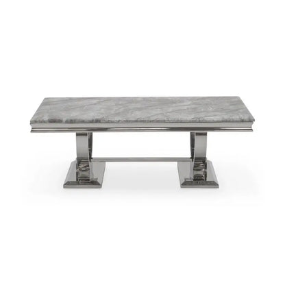 Arianna Grey Marble Coffee Table Home Store Living