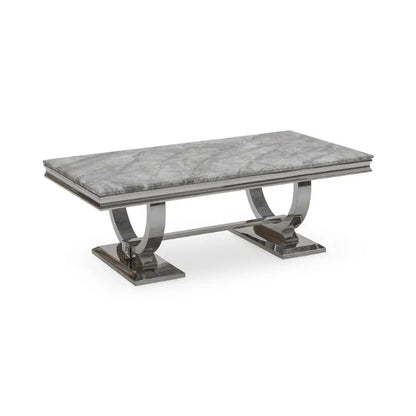 Arianna Grey Marble Coffee Table Home Store Living