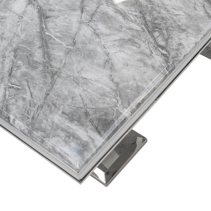 Arianna Grey Marble Coffee Table Home Store Living