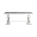 Ariann Dining Table 1.8m with 4 or 6 Majesty Plush Velvet Chairs Home Store Living