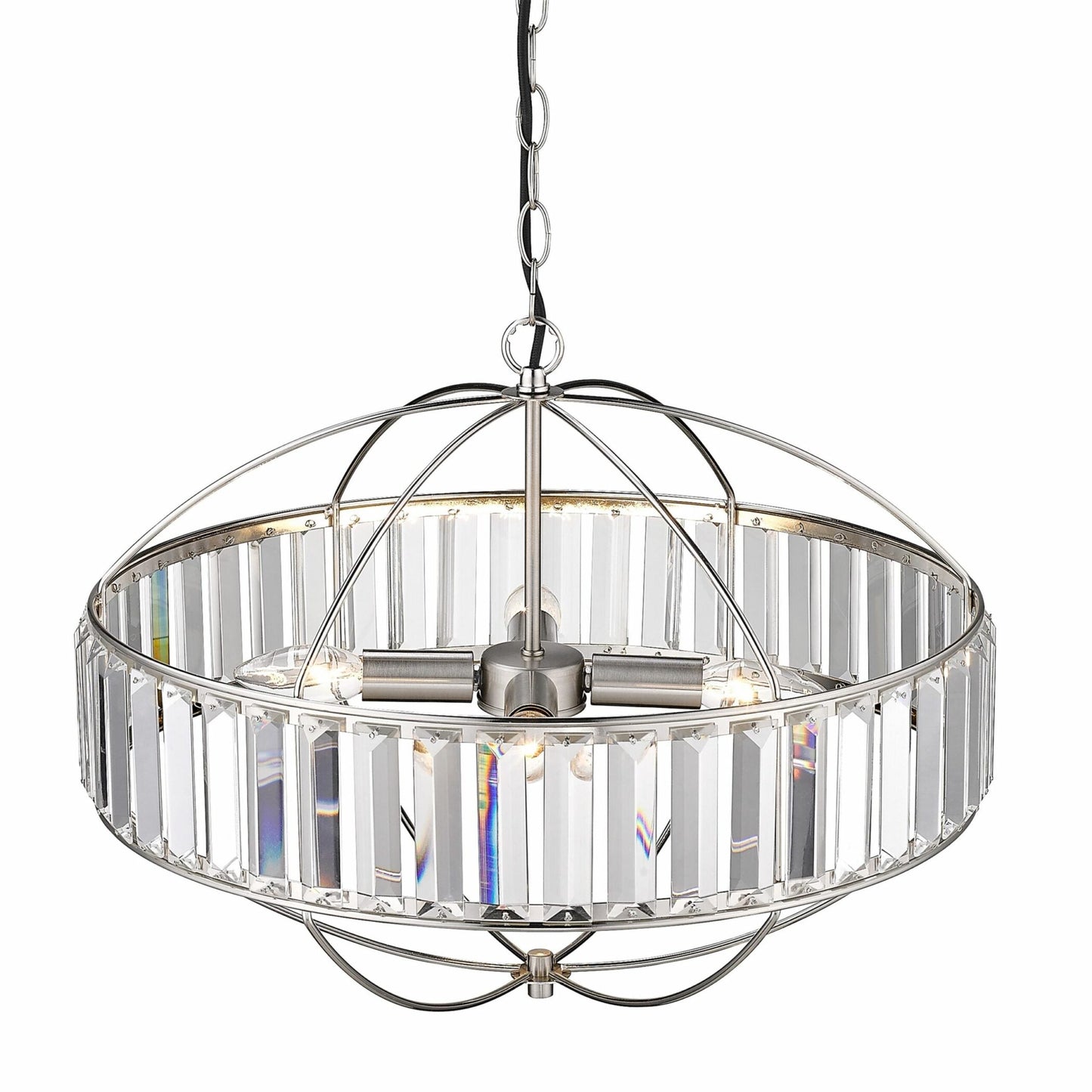 Ferrero Pendant Luminaire In Satin Nickel Home Store Living