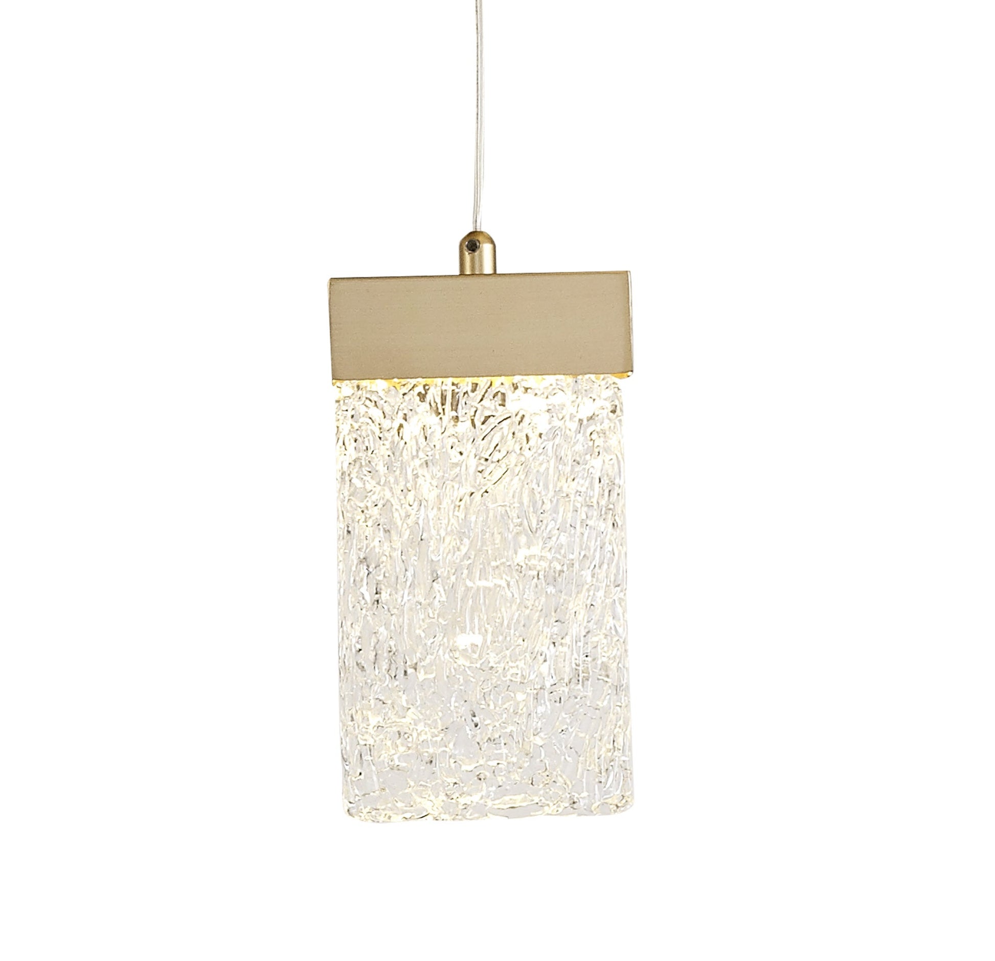 Brianna Round Brushed Gold Pendant Light Home Store Living