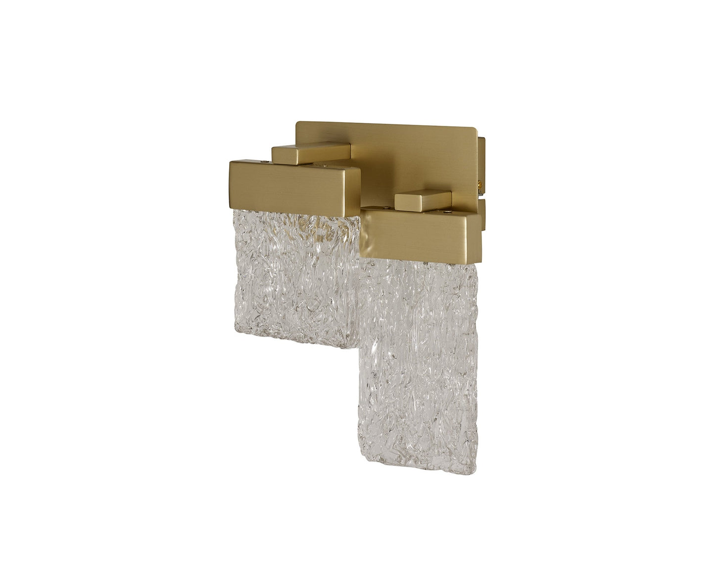 Brianna Switched Brushed Gold Wall Lamp Home Store Living