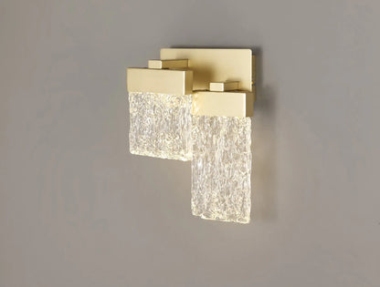 Brianna Switched Brushed Gold Wall Lamp Home Store Living