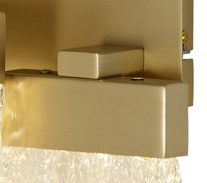 Brianna Switched Brushed Gold Wall Lamp Home Store Living